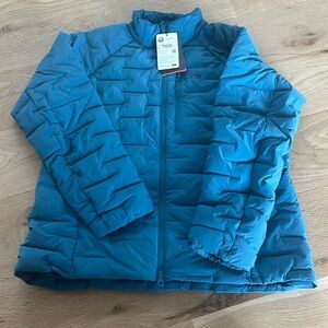 Women’s XL Mountain Hardware stretch down jacket. New with tags.